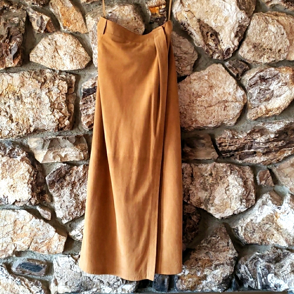 Ellen Tracy Tan A-Line Skirt